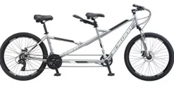 Schwinn Twinn Classic Tandem Adult Beach Cruiser Bike Grey