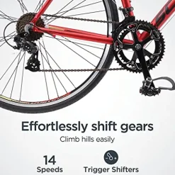 Schwinn Volare 1400 Hybrid Sports Road Bike Red