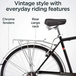 Schwinn Wayfarer Adult Hybrid Bike Black