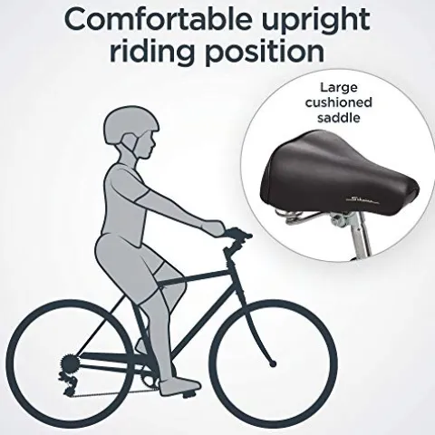 Schwinn Wayfarer Adult Hybrid Bike Black