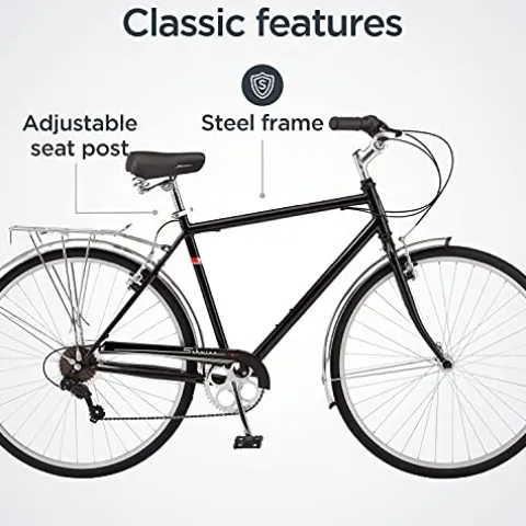 Schwinn Wayfarer Adult Hybrid Bike Black