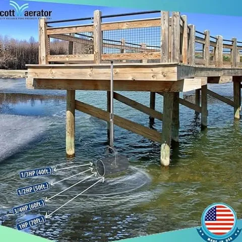 Scott Aerator De-Icer for Lakes & Ponds 1HP 230V Stainless Steel Dock Mount