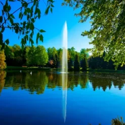 Scott Aerator Gusher Fountain 1/2 HP 230V Decorative Pond Aerator