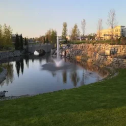 Scott Aerator Skyward Fountain 1 HP 230V Pond Aerator with 200 ft. Electric Cord