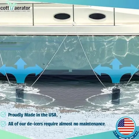 Scott Aerator Slinger De-Icer for Lakes & Ponds 3/4 HP 115V Stainless Steel