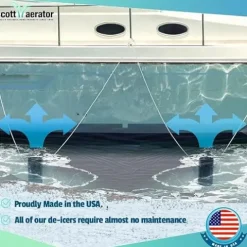 Scott Aerator Slinger De-Icer for Lakes & Ponds 1/3 HP 230V Stainless Steel