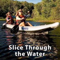 Sea Eagle 465FT Fasttrack Inflatable 15’3″ Touring Kayak Blue/Gray