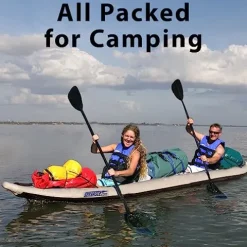 Sea Eagle 465FT Fasttrack Inflatable 15’3″ Touring Kayak Blue/Gray