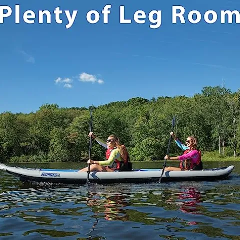 Sea Eagle 465FT Fasttrack Inflatable 15’3″ Touring Kayak Blue/Gray