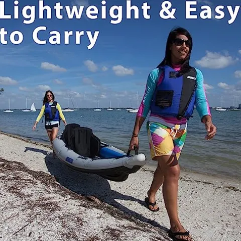 Sea Eagle 385FT Fasttrack Pro Carbon Inflatable Touring Kayak Blue/White