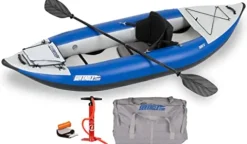 Sea Eagle SE300X Explorer Inflatable Kayak Blue/Gray