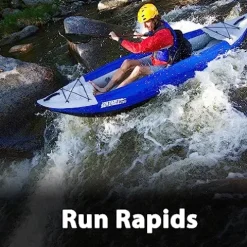 Sea Eagle SE300X Explorer Inflatable Kayak Blue/Gray