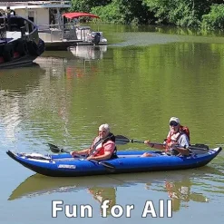 Sea Eagle 380X 12’6″ Explorer Inflatable Kayak Blue