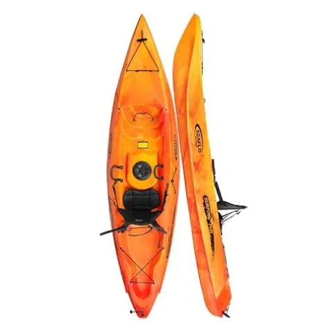 SEAFLO Premium Sit-on Kayak RNA104 Yellow/Red 10′ 5