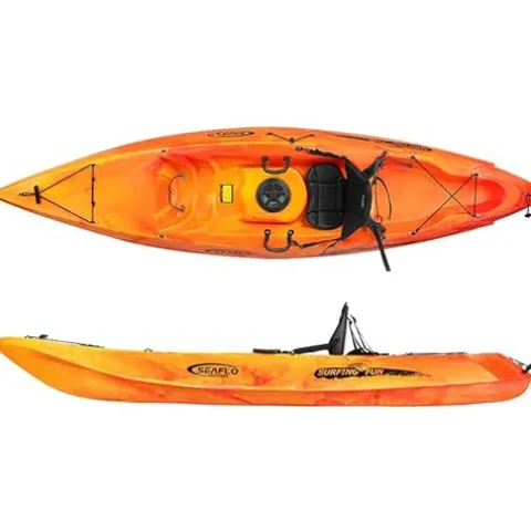 SEAFLO Premium Sit-on Kayak RNA104 Yellow/Red 10′ 5