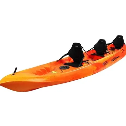 SEAFLO Premium Sit-on Kayak Yellow/Red 16′ 2.4