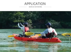 SEAFLO Premium Sit-on Sea Kayak RQA123 Blue/White 12′ 3