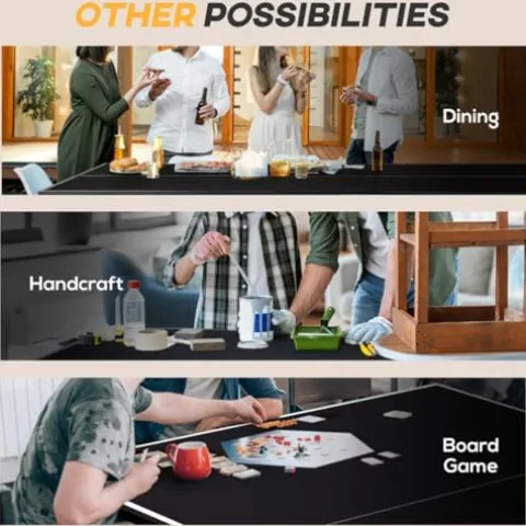 Senyuzhilan Portable Folding Ping Pong Table Charcoal Gray