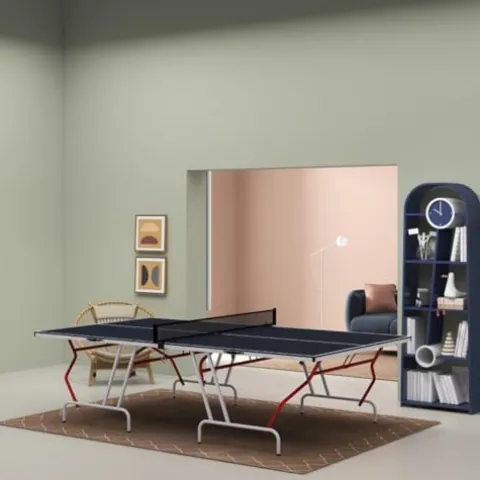 Senyuzhilan Portable Folding Ping Pong Table Charcoal Gray