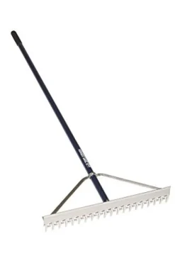 SEYMOUR MIDWEST RAKE 36-Inch Screening Rake with 66-Inch Blue Handle (Pack of 11)