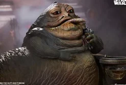 Sideshow Star Wars Jabba The Hutt Throne Deluxe 1/6 Scale Figure Olive Green