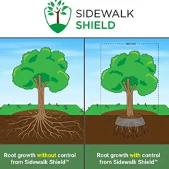 Sidewalk Shield Tree Root Barrier Standard Duty 30 Inch Depth 100 Feet