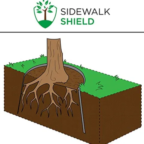 Sidewalk Shield Tree Root Barrier Standard Duty 30 Inch Depth 100 Feet