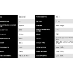 Sig Sauer KILO8K-ABS 7x25mm Tactical Hunting Laser Monocular Rangefinder Brown