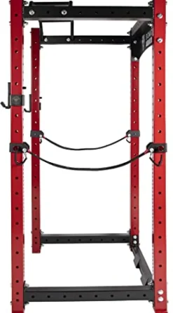 Signature Fitness SF-3 Power Cage Squat Rack Red