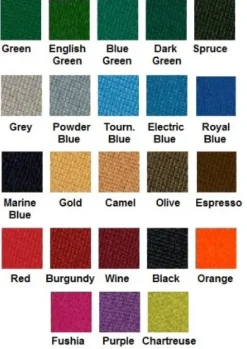 Simonis Burgundy Billiard Cloth 8 Foot Cut