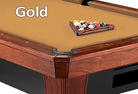 Simonis Gold Billiard Cloth 8 Foot Cut