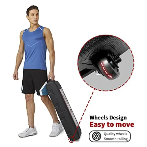 SimpleL Adjustable Dumbbells Set 110 LB Silver