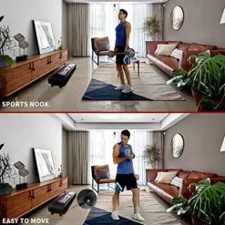 SimpleL Adjustable Dumbbells Set 110 LB Silver