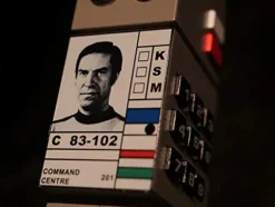 Sixteen 12 Space 1999 Stun Gun & Comlock with Light and Sound Silver