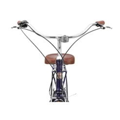 sixthreezero A/O Frida Limited 7-Speed Step-Through Touring Hybrid Bicycle Navy & White Spots