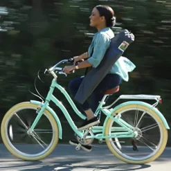 sixthreezero A/O Frida Women’s Bicycle 7-Speed Step-Through Touring Hybrid Bike Mint Green