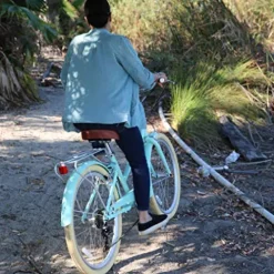 sixthreezero A/O Frida Women’s Bicycle 7-Speed Step-Through Touring Hybrid Bike Mint Green