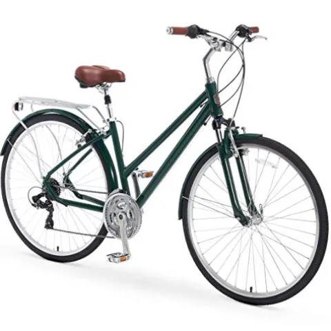 sixthreezero A/O Pave n’ Trail Women’s Limited 21-Speed Hybrid Commuter Bicycle Forest Green