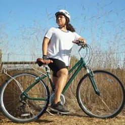sixthreezero A/O Pave n’ Trail Women’s Limited 21-Speed Hybrid Commuter Bicycle Forest Green