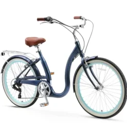 sixthreezero Easy Boarding Women’s 7-Speed Bicycle Navy