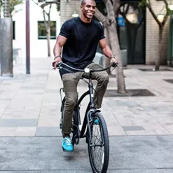 sixthreezero EVRYjourney Mens Bike Steel Blue w/ Black Seat/Grips