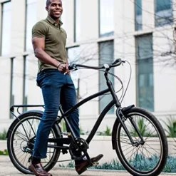 sixthreezero EVRYjourney Mens Bike Ashe Amber w/ Brown Seat/Grips