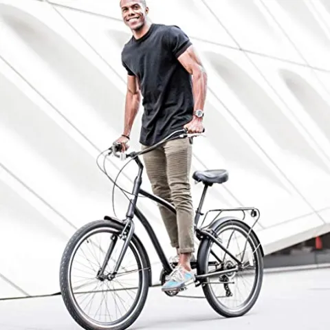 sixthreezero EVRYjourney Men’s Bike Denim Honey w/ Brown Seat/Grips