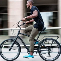 sixthreezero EVRYjourney Men’s Bike Denim Honey w/ Brown Seat/Grips