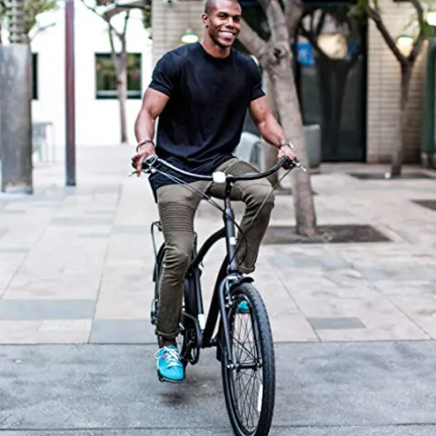 sixthreezero EVRYjourney Men’s Bike Denim Honey w/ Brown Seat/Grips