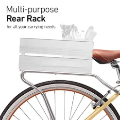 sixthreezero Explore Your Range Women’s 7-Speed Hybrid Road Bike with Rear Rack, Mint Green