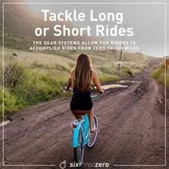 sixthreezero Women’s Beach Cruiser Bike Teal w/Brown Seat/Grips