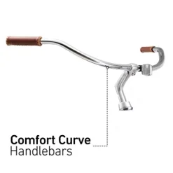 sixthreezero Women’s Beach Cruiser Bike Around The Block Lilac Ginger w/ Brown Seat/Grips