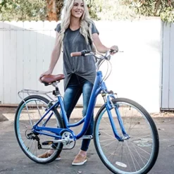 sixthreezero Women’s Body Ease Comfort Bike Navy Blue 26″ – 17″/One Size