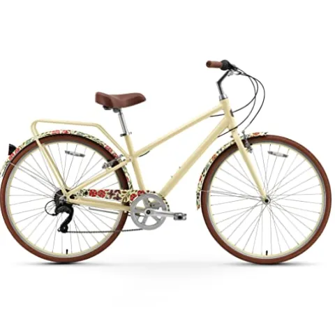 sixthreezero Women’s 7-Speed Hybrid Commuter Luxe Floral
